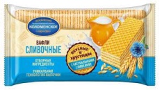 Вафли Сливочные Коломенские 220г