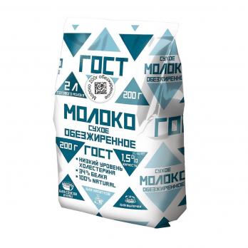Молоко сухое 1.5% 200г