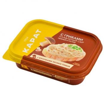 Сыр плавленый Карат с грибами ванна малая
