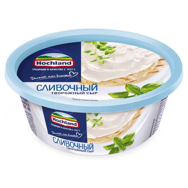 Сыр творожный Сливочный Хохланд